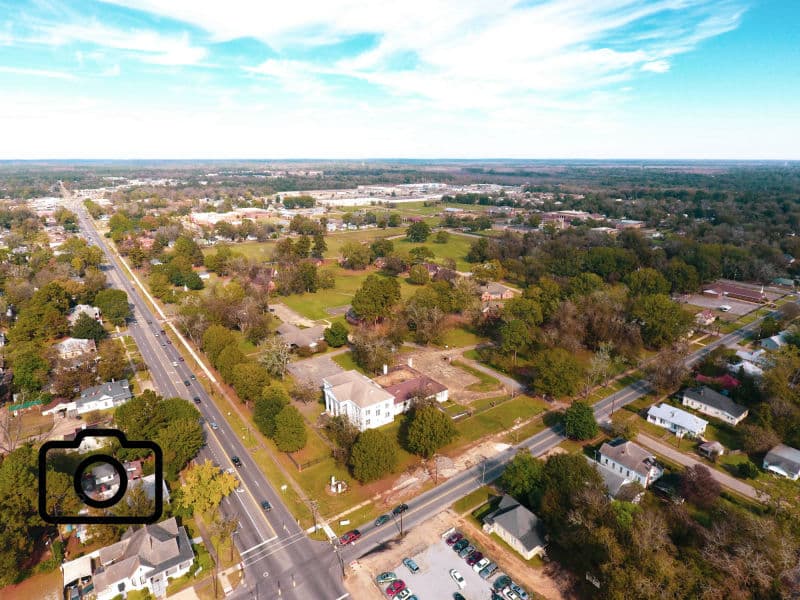 Commercial Real Estate Aerial Photo